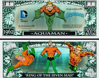 Aquaman Comic Etsy