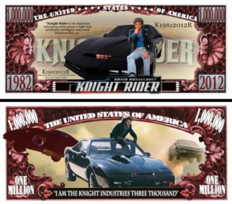 1 x 1 Million Fake Dollar Knight Rider