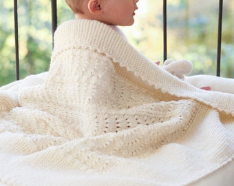 Couverture Bebe En Tricot Etsy Couverture Bebe En Tricot Etsy