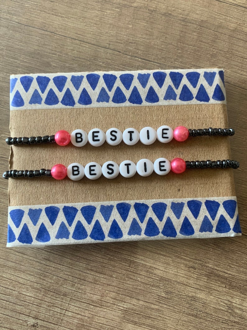 Bestie set of friendship bracelets