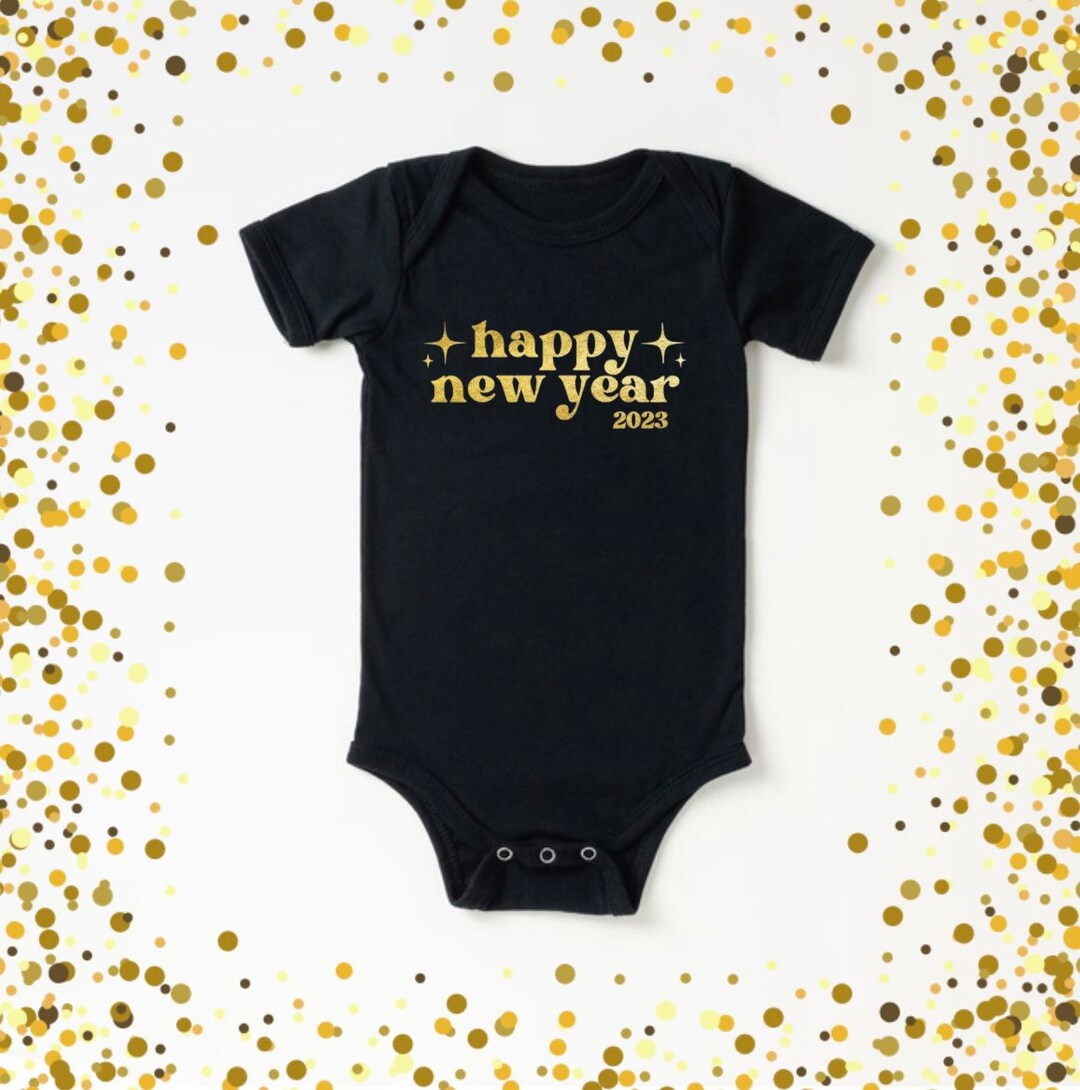 Happy New Year 2023 Onesie®. New Years Baby. New Years Onesie®. New