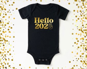 Hello 2023 Onesie®. New Years Baby. New Years Onesie®. New Years Toddler. New Years Infant. My First New Years. New Years Eve Baby. New