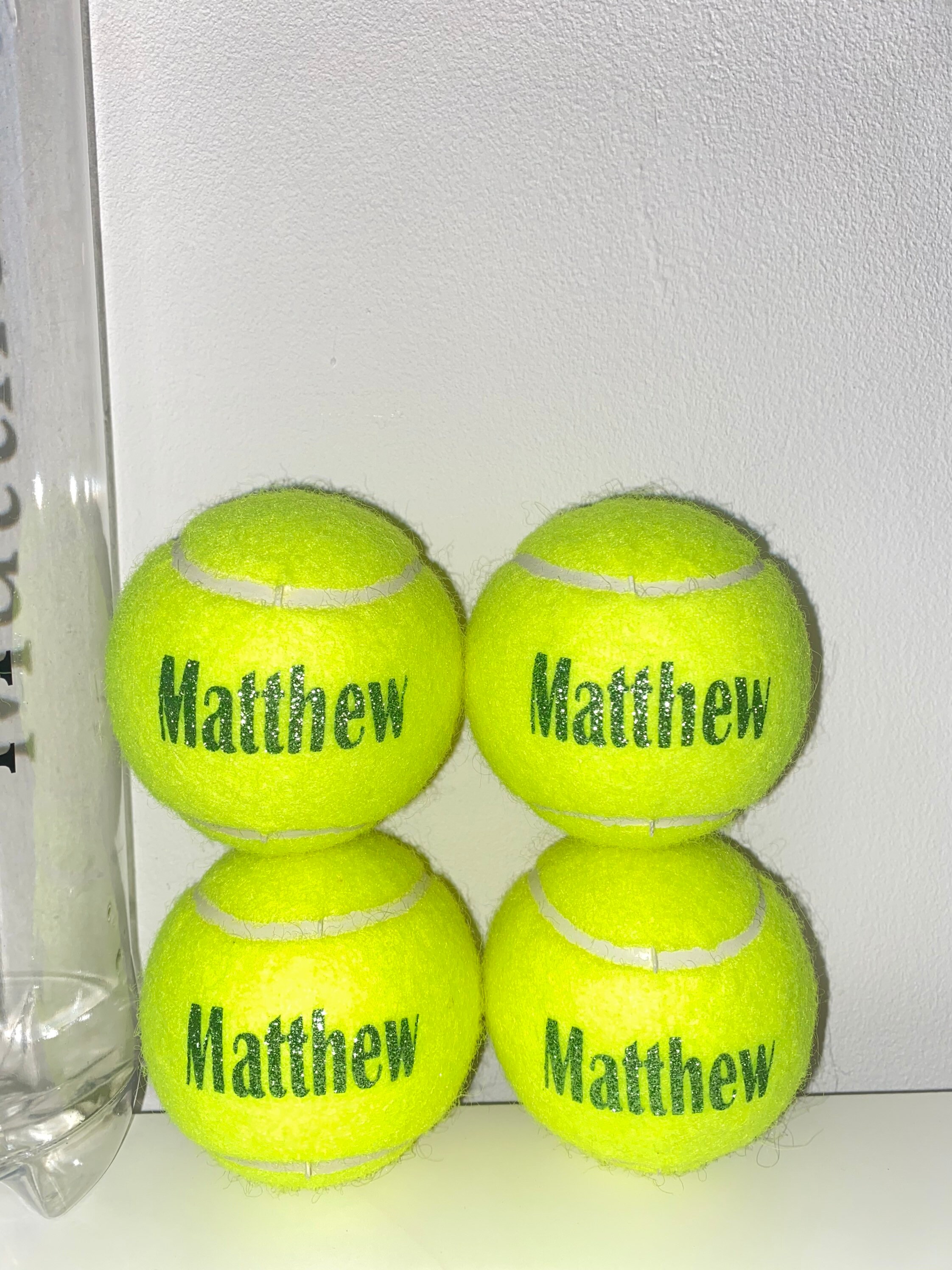 NTB Personalised Adult's Tennis Balls Glitz & Glam Etsy
