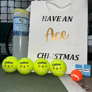 Name thatball Personalisierte Weihnachtsgeschenktasche Bild 2