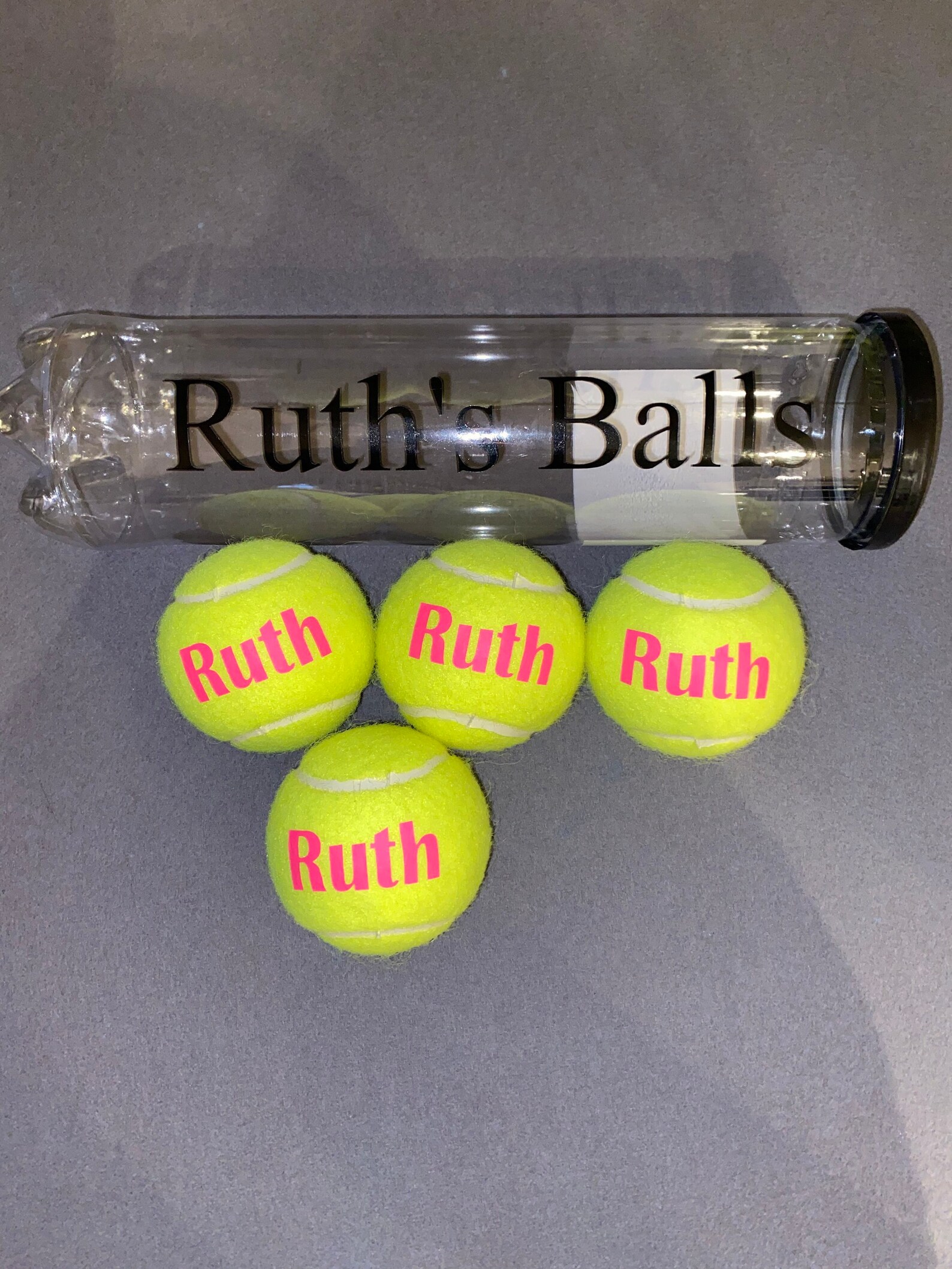 NTB Personalised Adult's Tennis Balls Glitz & Glam Etsy