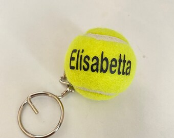 NTB Personalised  Tennis Ball Keyring 