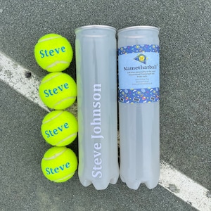 NTB Personalised Adult's Tennis Balls - Glitz & Glam Edition