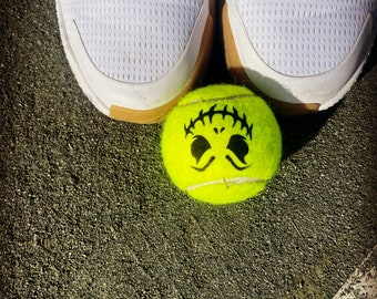 NTB - Balles de tennis personnalisées - Design Jack'o'Lantern