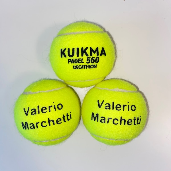 NTB  Personalised PADEL tennis balls - Plain text