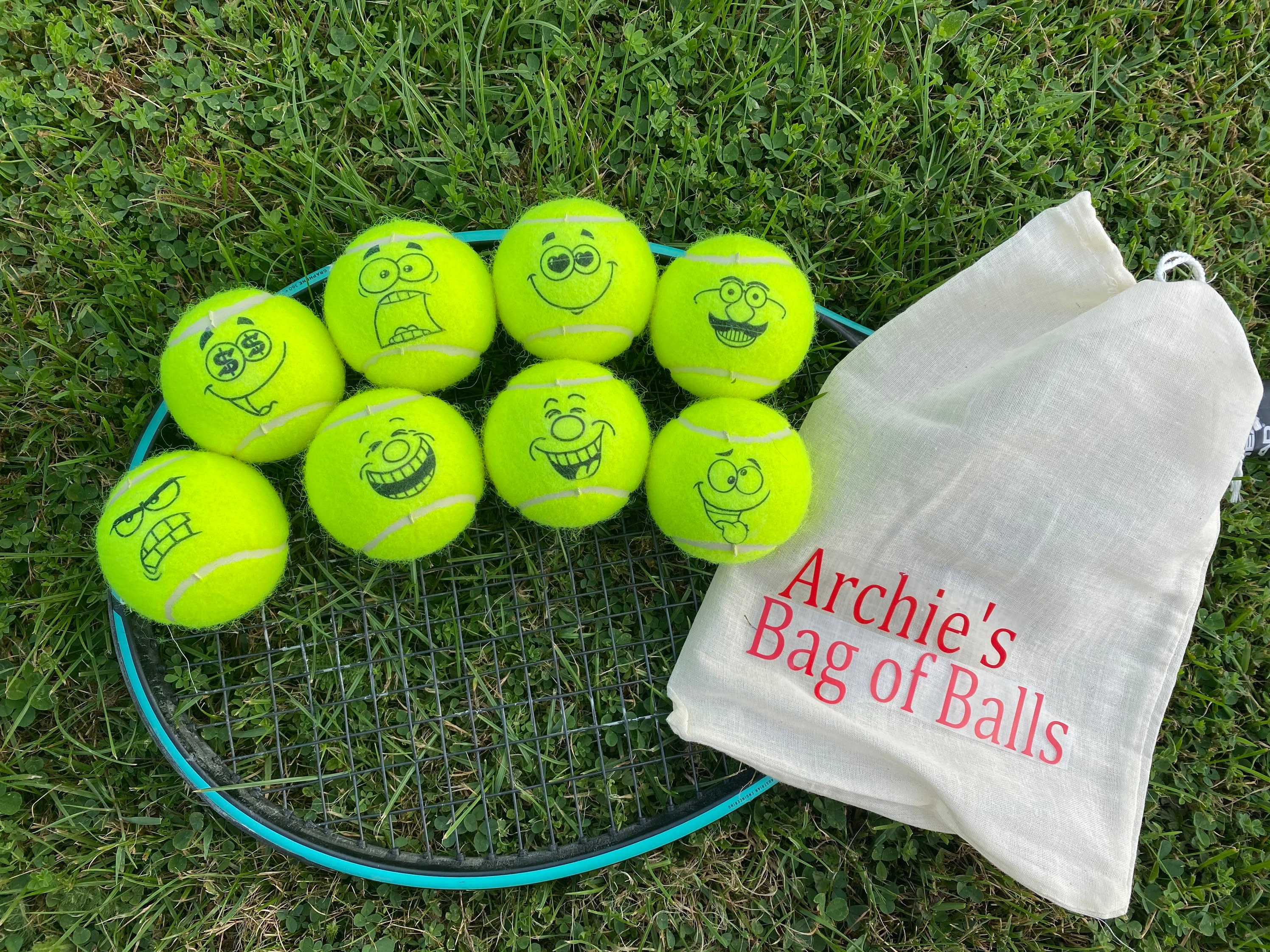 NTB Personalised Tennis Balls Funny Faces - Etsy NTB Personalised Tennis Balls Funny Faces - Etsy