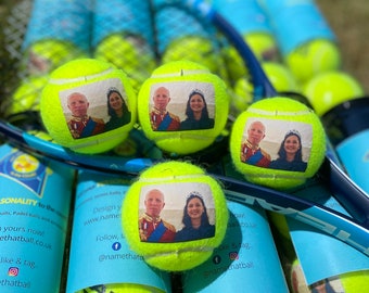 NTB - Pelotas de tenis personalizadas para adultos - Edición fotográfica