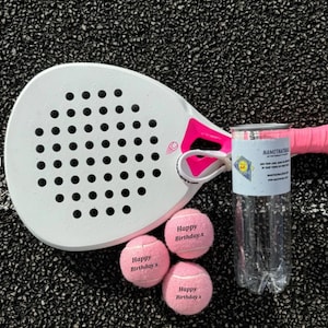 Namethatball -Customised Coloured Padel balls - BABY PINK