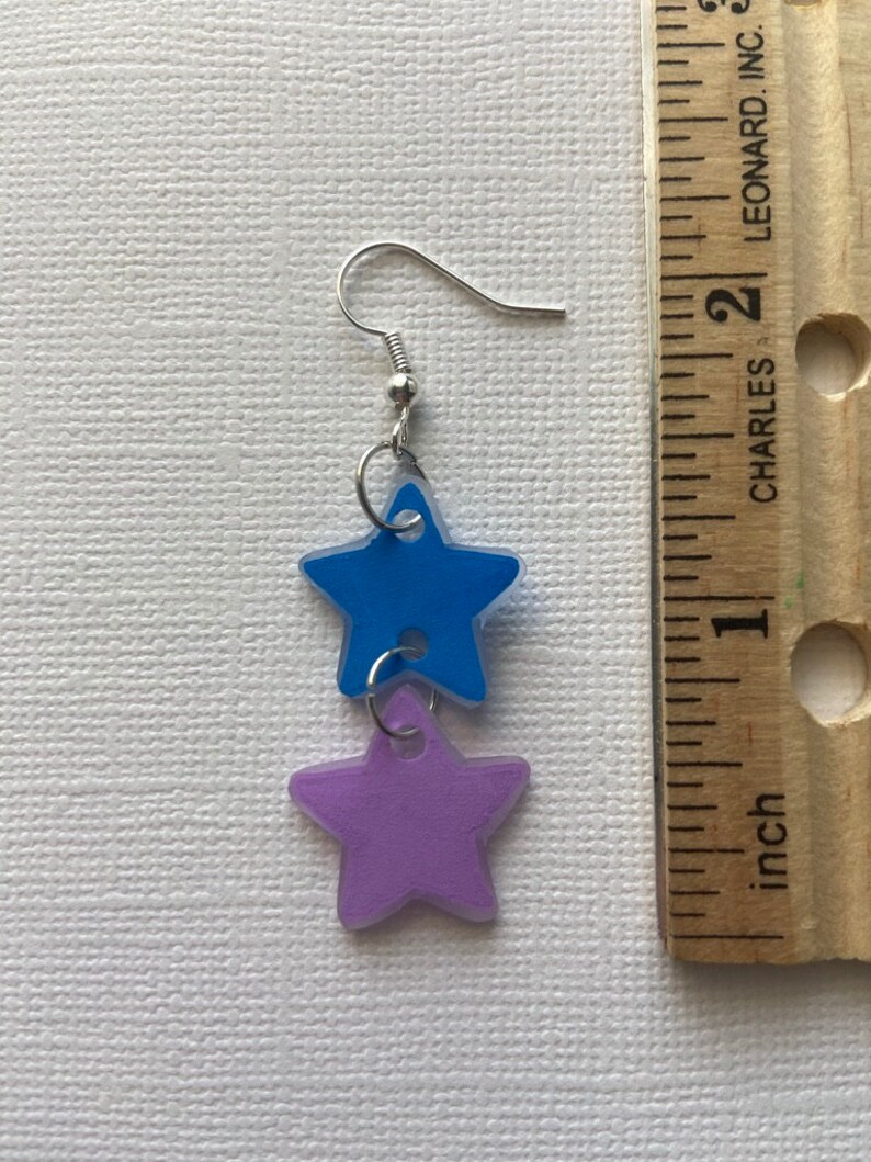 Pastel Star Earrings