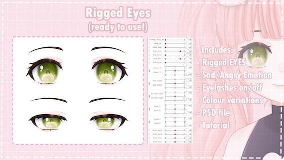 Pink Anime Eyes 01 - Anger