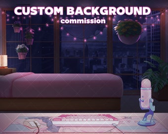 Background Commission Live2D Vtuber PNGTuber