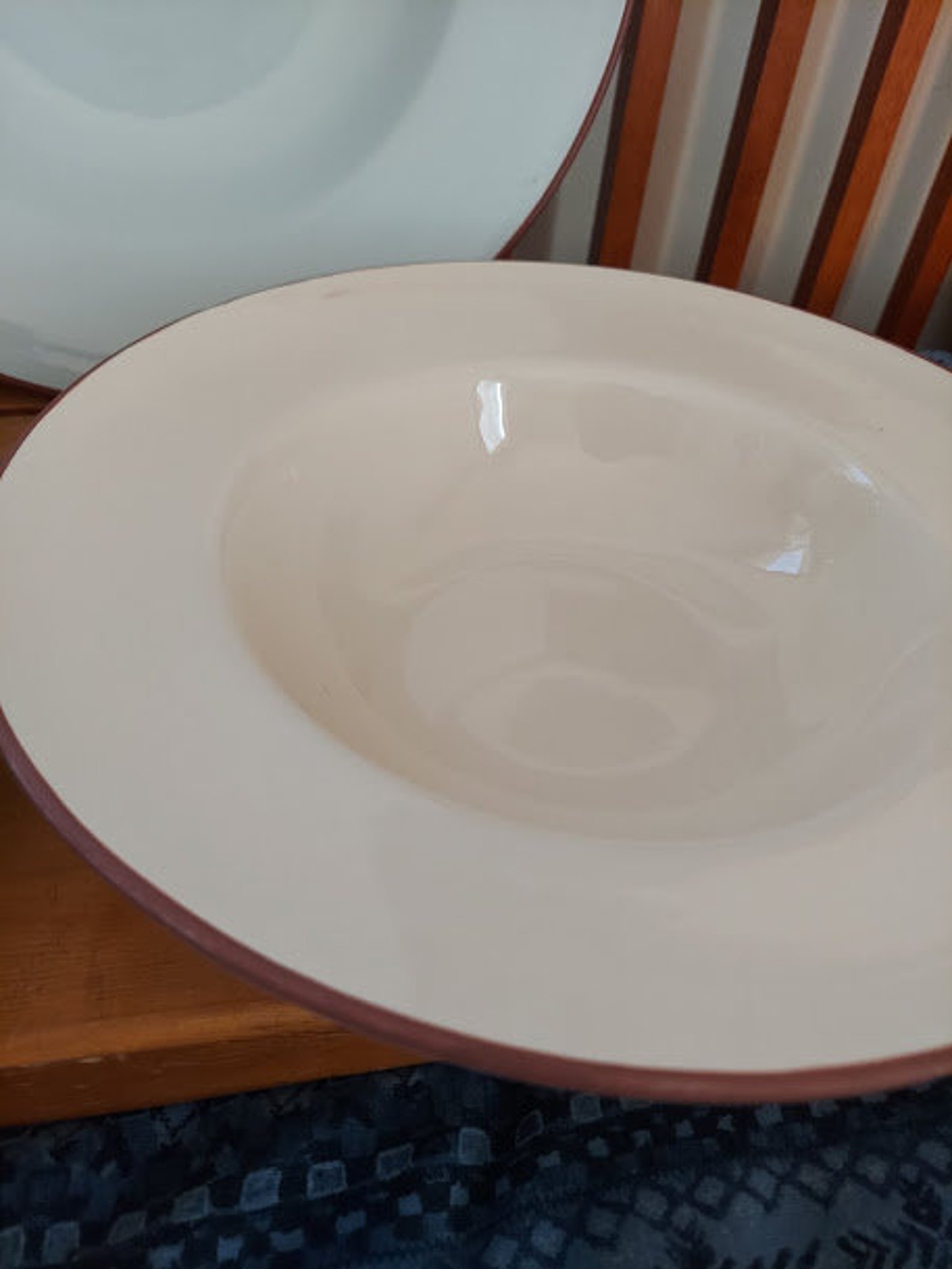 Indoor Outfitters Over and Back Inc. Three Piece Serving Bowls, Vintage
