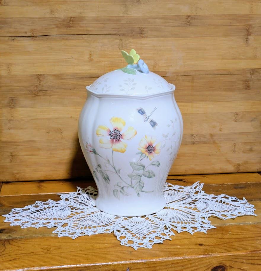 Vintage Storage Canister Set Butterfly - Etsy