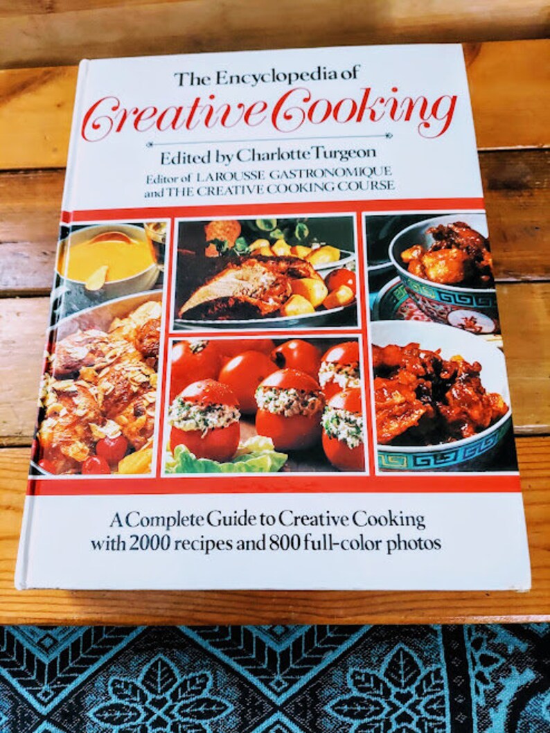 Vintage Heavy Black Cast Iron Cookbook Stand With a Retro 1982 Etsy