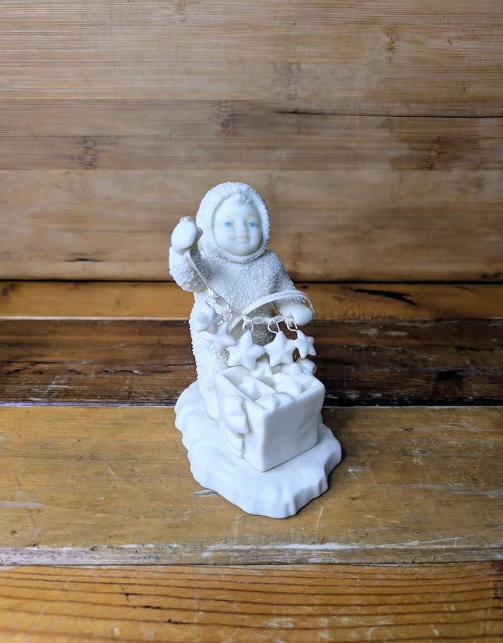 Dept 56 Snowbabies The Littlest Christmas Tree Retired 2001 Figurine In