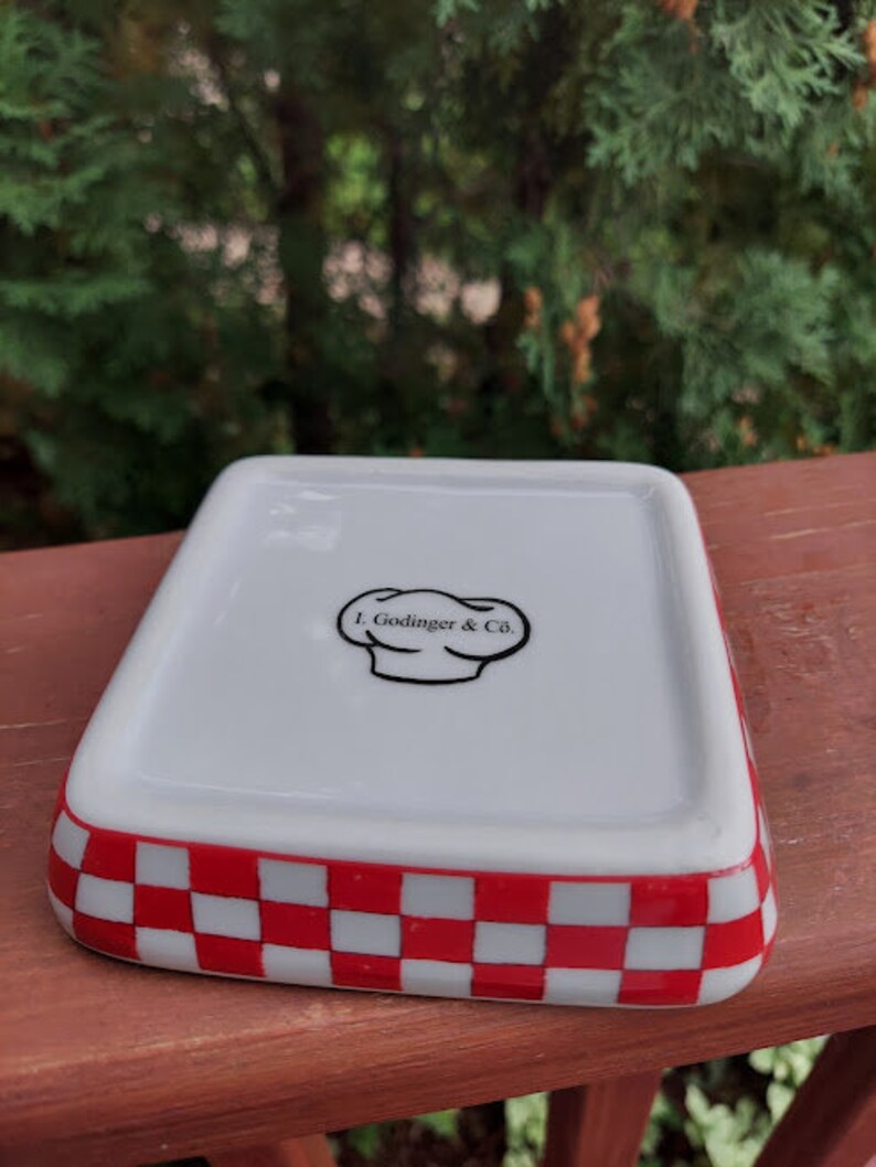 Vintage GODINGER & Co Happy Chef Ceramic Appetizer Plates Set Etsy