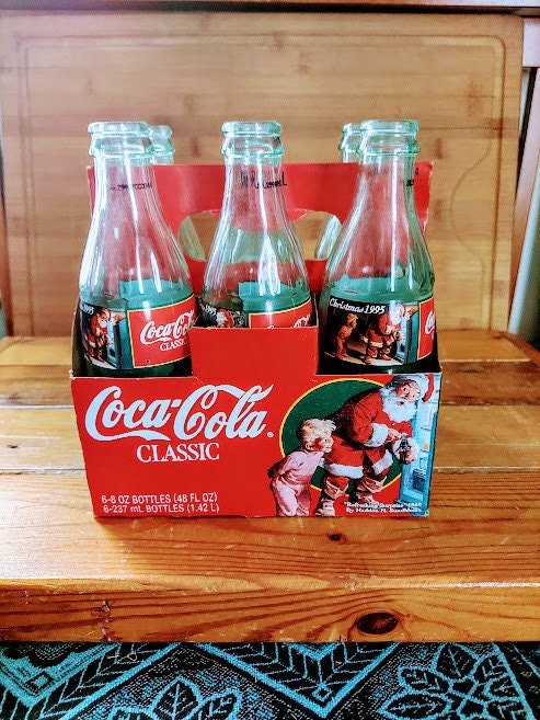 Vintage 1995 Christmas COCA COLA CLASSIC Original Carton and