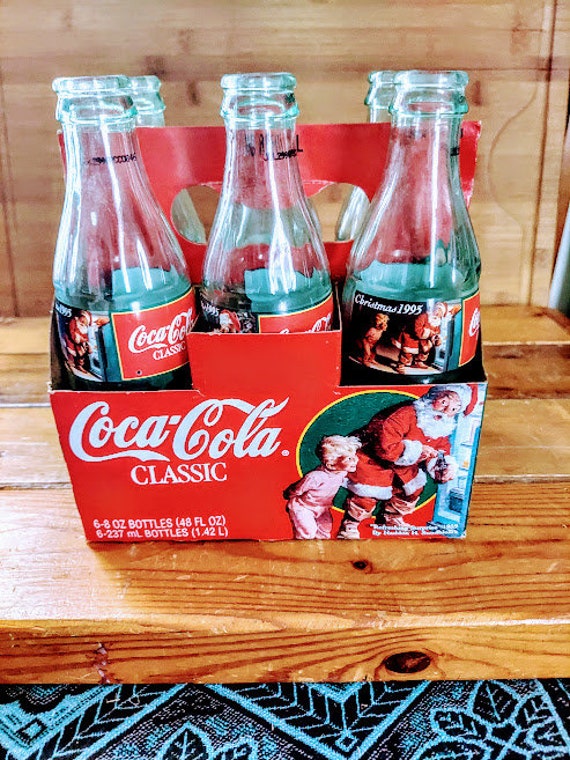 Vintage 1995 Christmas COCA COLA CLASSIC Original Carton and
