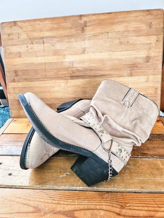 Vintage SHYANNE Women's Leather Cowboy Boots Size 