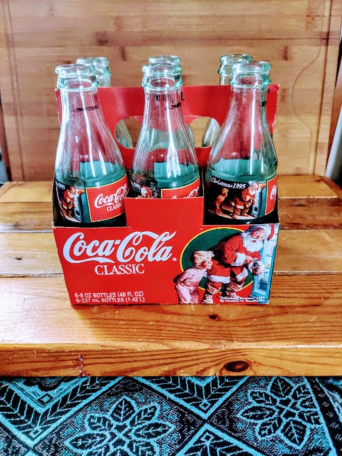 Vintage 1995 Christmas COCA COLA CLASSIC Original Carton and