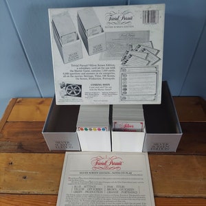 Complete Vintage Trivia Pursuit Silver Screen Edition, Vintage Trivia ...