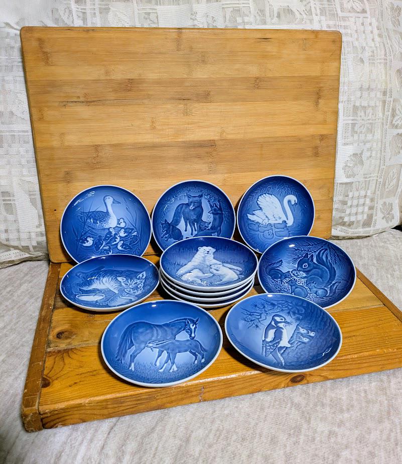 Vintage BING & GRONDAHL Mother's Day Porcelain Plates 1971 - 1981