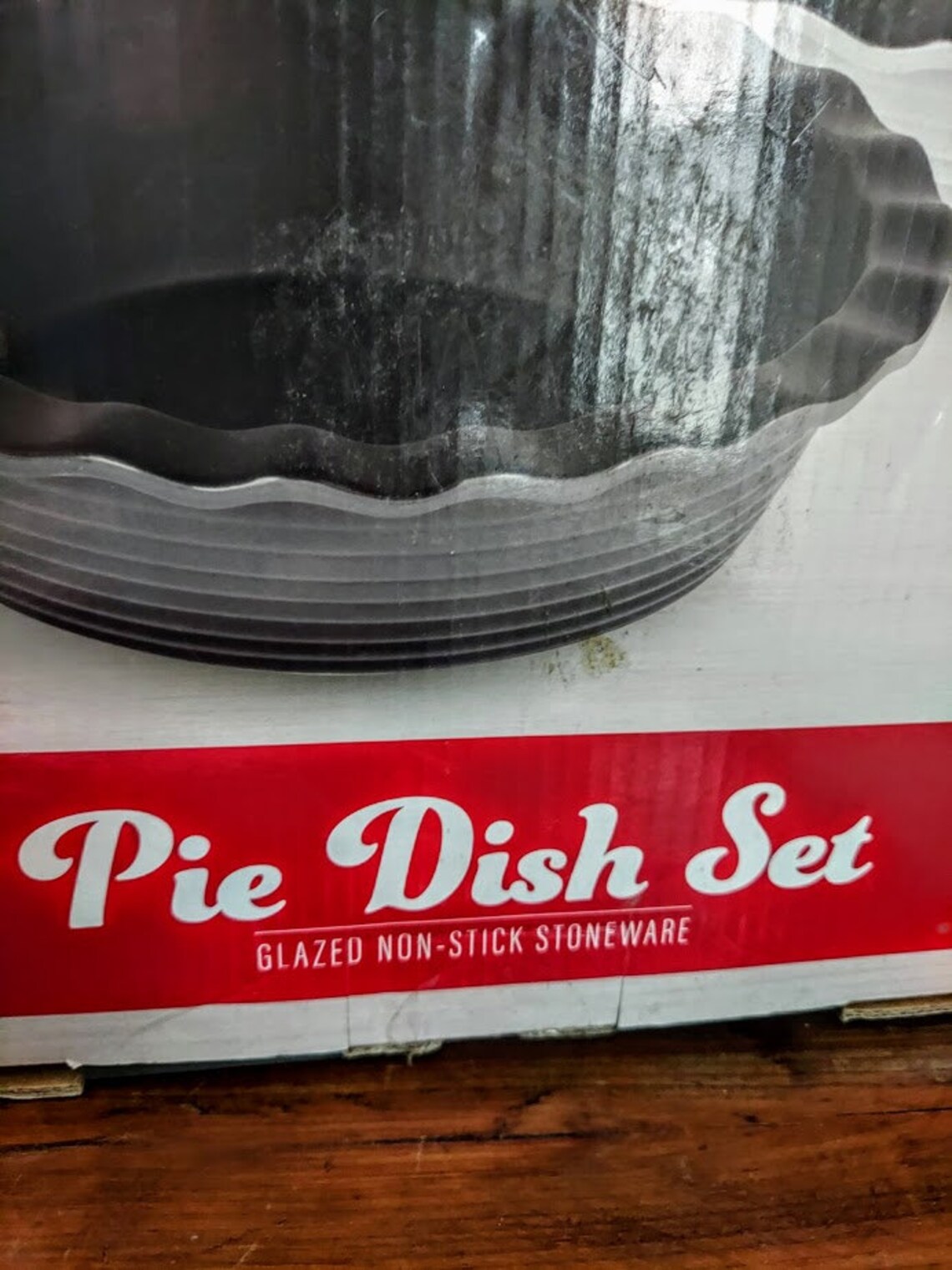 Stoneware Pie Dish Set PARINI COOKWARE Non Stick Glazed Pie Etsy