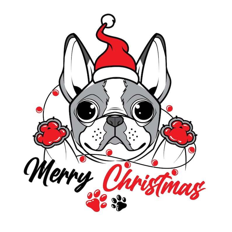 Dog svg pet svg puppy svg Christmas svg Merry Christmas | Etsy