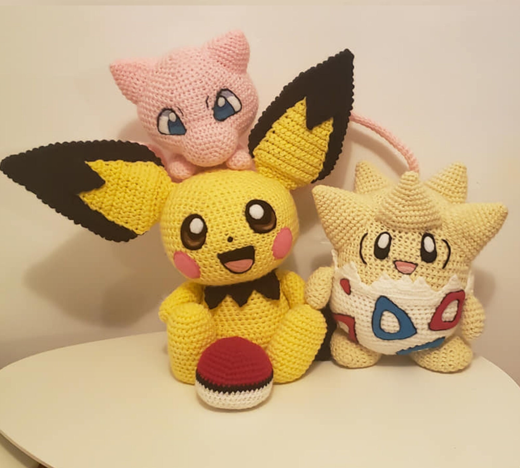 Amigurumi Pichu (Pelúcia)