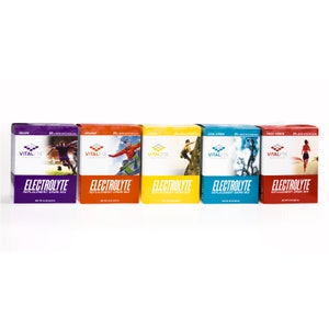 Vitalyte Electrolyte Powder Sports Drink Mix, 25 Single Serving Packets, Natural Electrolyte Supplement for Rapid Hydration & Energy