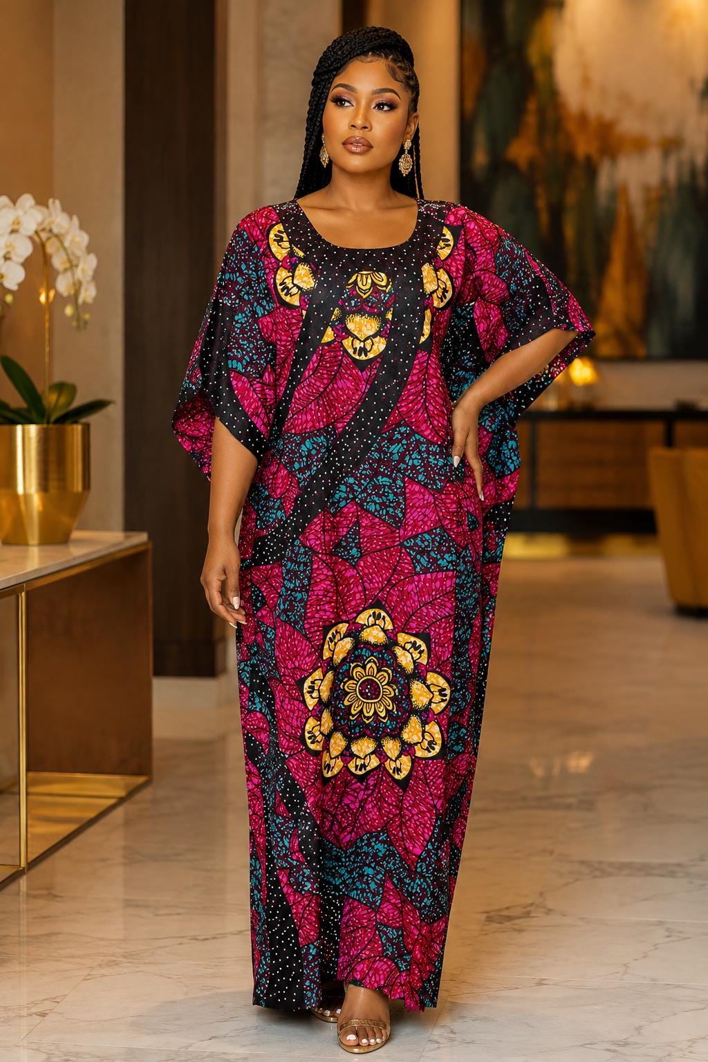 african print bridesmaid dresses Bridesmaids Its adorned with appliques SHEIN Frenchy Women's Long Dimension:32.00x21.00x12.50 green african bridesmaid dresses perfect for autumn