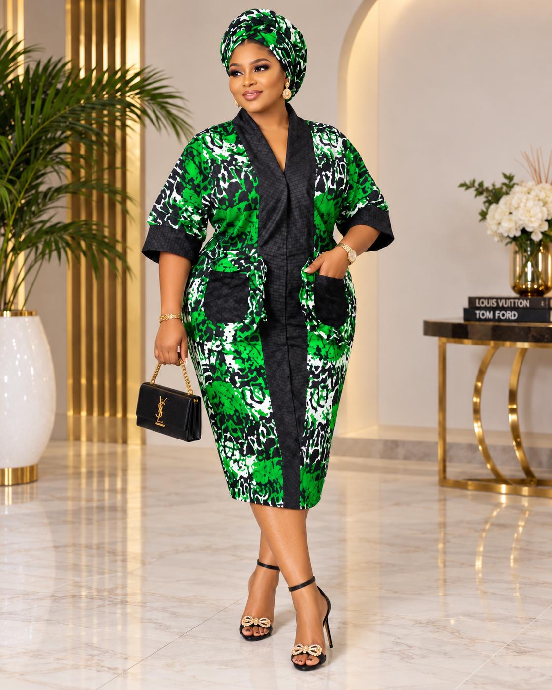 lime green african dress Dresses modern moroccan dress