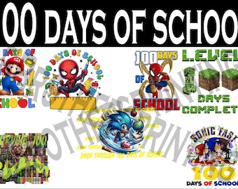 6012 100 Tage der Schule Game Bundle PNG Datei