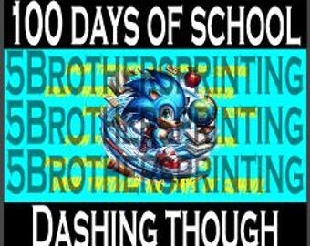 6013 100 Tage Schule Dashing PNG Datei