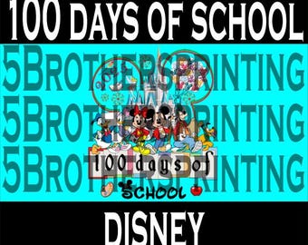 6005 100 Schultage Disney PNG Datei