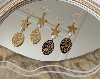 Anthropologie Gold Earrings