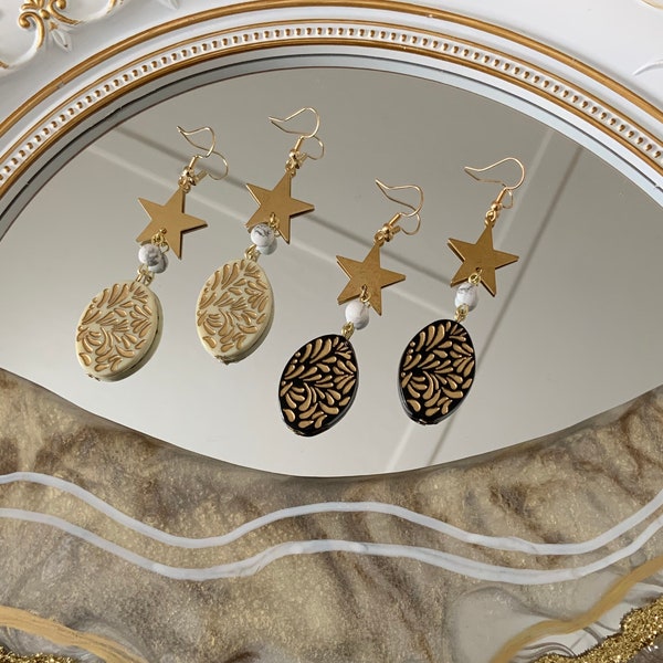 Anthropologie Gold Earrings