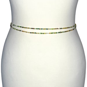 Waist Beads African Waist Beads Belly Beads Weight Loss Beads Belly Chain Boho Waist Chain Jewellery Waist Jewelry Beaded image 2