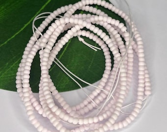 Różowe koraliki w talii: łańcuszek na brzuch w stylu boho, biżuteria z koralików nasiennych, zapięcie na sznurek lub śrubkę