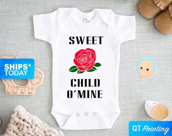 sweet child of mine onesie