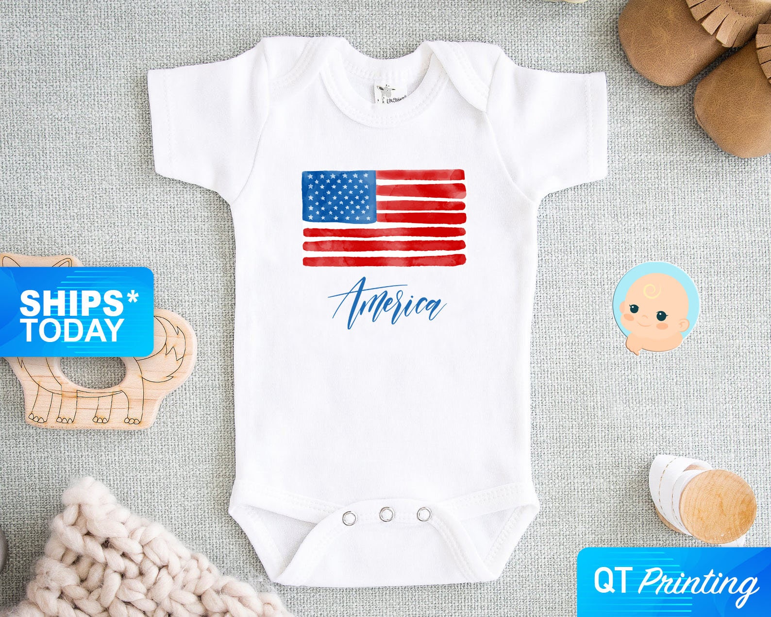 Team USA America Onesie Olympics Baby Onesie Made in USA Etsy
