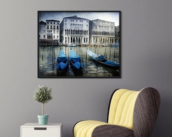 Venice Print Framed Poster | Italy Wall Art | Framed Print | Vintage Wall Decor | Italy Prints