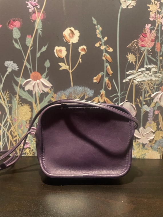 Vintage coach original purple hadley bag, rare - image 4