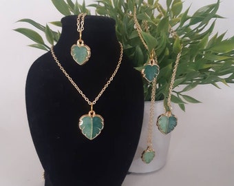 Monstera blad hanger ketting