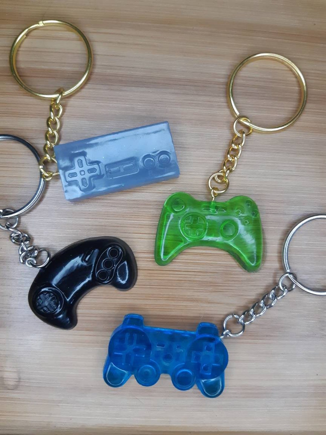 Gamer Keychain Key Charm Console Game Controller Nintendo Etsy UK