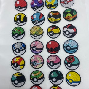 Pokeball Iron On Patch